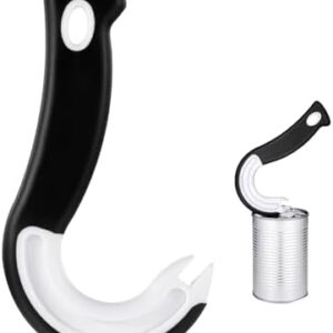 Sibba Open Rings Pull Can Opener Tab Puller Soda Cap Opener Tool Manual Portable Lid Opening Kitchen Utensils Gadgets for Short Nails Folks with Joint Lifter Tin Beer Can Travel Home