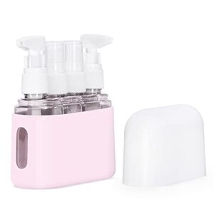 Travel Size Toiletries, 4pcs Travel Containers, Travel Bottles Leak Proof with Labels, TSA Approved Reusable Containers For Toiletries
