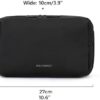 BAGSMART Toiletry Bag for Men, Travel Toiletry Organizer Dopp Kit Water-resistant Shaving Bag for Toiletries Accessories, Door Room Essentials, Black - Image 7