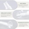 2OZ 3Pack Small Spray Bottle 60ml, Clear Plastic Mini Spray Bottle, Empty Travel Spray Bottle for Face, Toner, Liquids, Essential Oils, with Labels - Image 5