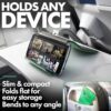 Airplane Phone Holder, Foldable Cell Phone Stand Holder – Flexible Tablet and Iphone Holder for Bed, Desk, Office, Treadmill – Mobile Stand Phone Accessories, Plane Travel Essentials - Image 3