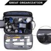 BAGSMART Toiletry Bag for Men, Travel Toiletry Organizer Dopp Kit Water-resistant Shaving Bag for Toiletries Accessories, Door Room Essentials, Black - Image 2