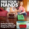 Airplane Phone Holder, Foldable Cell Phone Stand Holder – Flexible Tablet and Iphone Holder for Bed, Desk, Office, Treadmill – Mobile Stand Phone Accessories, Plane Travel Essentials - Image 2