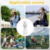2oz Travel-Sized Foaming Pump Bottles,4PCS Empty Foam Pump Bottle,Refillable Travel Size Mousse Bottle,Hand Soap Shampoo Lash Shampoo Foaming Soap Dispenser Bottles,BPA Free(Clear) (A-Clear) - Image 7